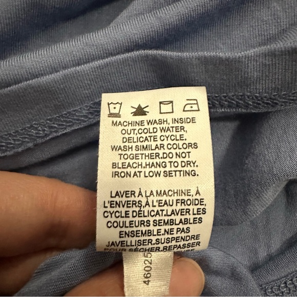 2/$30 Thyme Maternity Long Sleeve Mock-Neck T-Shirt, Large - Picture 7 of 8